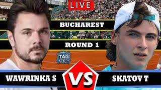 LIVE: S. Wawrinka vs T. Skatov • Bucharest Open 2025 Round 1 #Tennis #ATP