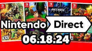 Nintendo Direct 6.18.2024 Predictions!