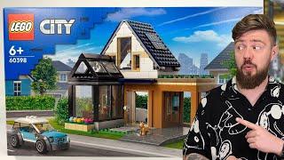 DOMEK RODZINNY I SAMOCHÓD ELEKTRYCZNY  LEGO CITY 60398 RECENZJA