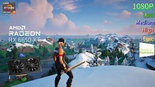 RX 6650 XT + Ryzen 7 5800X - Fortnite chapter 6 season 1 | Performance to Epic