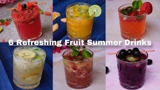 6 Refreshing Summer Drinks | Summer Drinks I How To Make Refreshing Summer Drinks | Mojito Recipe |