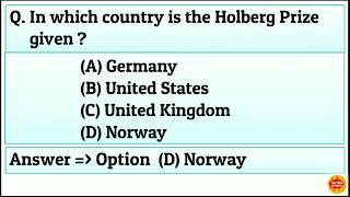 In which country is the Holberg Prize given ?