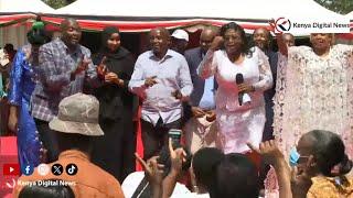 Gachagua Defied Again by Mt. Kenya Musicians! See how they Danced with DP Kindiki in Murang'a!!