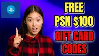 Free PSN Gift Card Codes 2024  How I Got Free PlayStation Credit for Games and Add ons