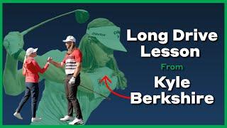 Long drive golf lesson from World Long Drive Champion Kyle Berkshire | Pros Teaching Joes