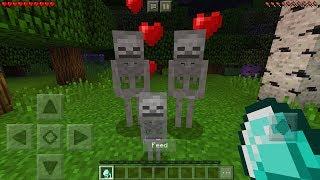 How To Breed Skeletons in Minecraft Pocket Edition (Skeleton Breeding Addon)