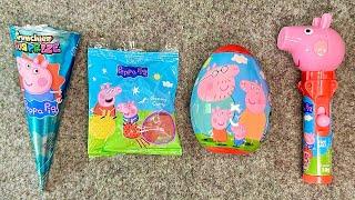 Candy Lollipop Egg Surprise and Sweets ASMR • Satisfying Peppa pig Video • Funny Toys Unpacking