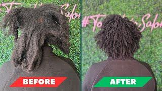 Detangling Matted Hair in just 1.5 Hours