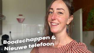 BOODSCHAPPEN SHOPLOG, SCHOOL WEER BEGONNEN & NIEUWE TELEFOON GEKOCHT | #178 Zeg Maar Mich