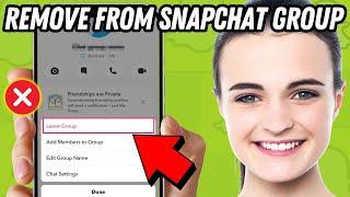 How To Remove Someone From Snapchat Group Chat (UPDATED)