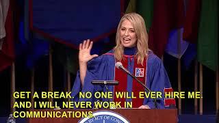 Pam Kaufman Commencement Address for AU's School of Communication