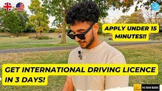 Apply For International Driving License Under 5 Minutes  | UK | 2024 | हिंदी