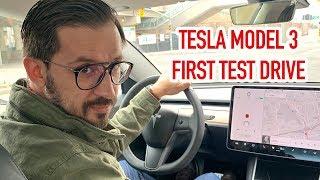 Tesla Model 3 First Test Drive in Toronto