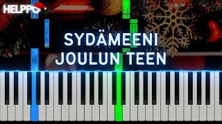 Sydämeeni joulun teen | Helppo Piano Tutorial