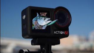 DJI Osmo Action 5 Pro for fishing. subject tracking, field testing.