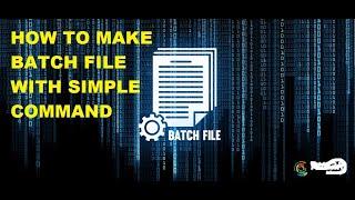 How to create and run a batch file on Windows Techlogic Tariq