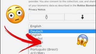DON’T Change Your Language On Roblox