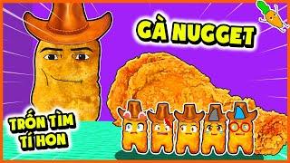 KAMUI THỬ THÁCH TRỐN TÌM TÍ HON NUGGET COWBOY TRONG MINECRAFT | Gegagedigedagedago