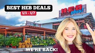 BEST HEB DEALS TO SAVE 50% OFF OR MORE ON GROCERIES, PERSONAL CARE, & HOUSEHOLD ITEMS | 1/1 - 1/7