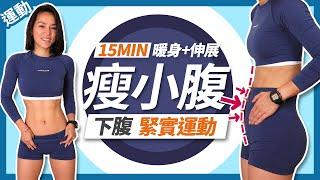 15分鐘 瘦小腹運動｜下腹訓練｜居家徒手馬甲線訓練 15 MIN LOWER ABS WORKOUT｜LOSE LOWER BELLY FAT