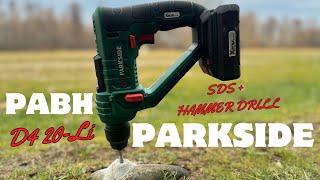 NEW! PARKSIDE PABH 20-Li D4. Budget SDS hammer drill. Is it worth it?