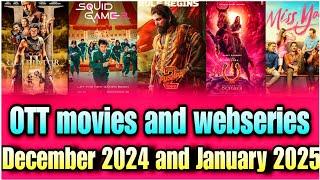 Latest OTT movie releases | OTT release in December and January 2024 | #gladiator2 #ui #pushpa2