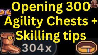 Opening 300 Agility chests in Walkscape plus skilling tips (@WalkScaper )