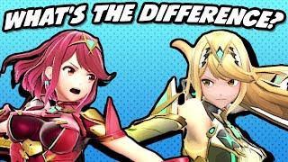 What's the Difference between Pyra and Mythra? (SSBU)