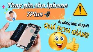 Hướng Dẫn Chi Tiết Thay Pin iphone 7 Plus | AnhTuấn Technicians