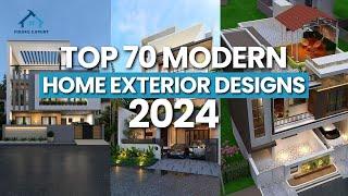 Top 70 Modern Home Exterior Design Ideas 2024 | Home Exterior Wall Painting and Tiles Design Ideas