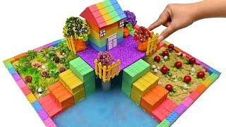 DIY Miniature Kinetic Sand House #21 - How To Build Egyptian House from Kinetic Sand