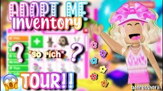 SUPER RICH UPDATED INVENTORY TOUR IN ADOPT ME!! 