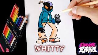 COMO DIBUJAR A WHITTY DE FRIDAY NIGHT FUNKIN | PASO A PASO | how to draw whitty from fnf | easy