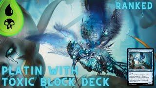 Playing matches in Platin with Dimir Toxic Proliferate Block Deck | MTG Arena ranked