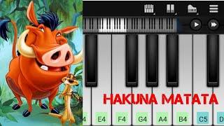 Hakuna Matata | The Lion King | Easy piano Tutorial | Perfect Piano