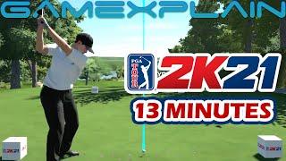 13 Minutes of PGA TOUR 2K21 Gameplay (Nintendo Switch)