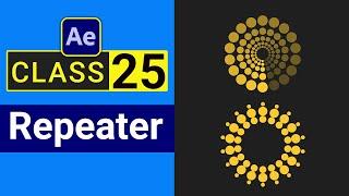 Repeater in After Effects | Shape Layer Repeater - Adobe After Effects tutorial | اردو / हिंदी