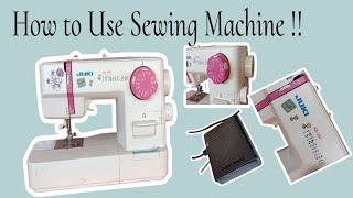 How to Use a Sewing Machine | Begginers guide to sewing | Step by step sewing tutorial