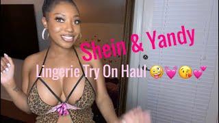 Huge "SHEIN AND YANDY" lingerie try on haul 
