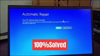 Automatic Repair in Windows 10/11 | Your PC did Not Start Correctly