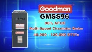 Goodman GMSS96 96% AFUE Single Stage Upflow Gas Furnace