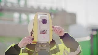 Leica iCON manual total stations – Take the no-strings approach to construction layout