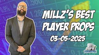 Best Player Prop Bets tonight 3/5/2025 | Millz Shop the Props | PickDawgz Prop Betting | NBA Prop