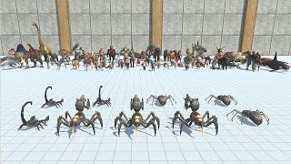 12X PIOSON TEAM VS FACTION - Animal Revolt Battle Simulator