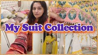 Aap Sabki demand pe ️| My Suits & Cotton Shararas Collection| What is Pyjama Salwaar (super comfy)