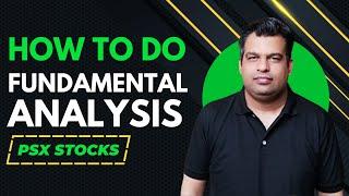 How to do Fundamental Analysis of a Company to Buy its Shares in Pakistan Stock Exchange