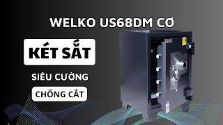 Két sắt welko US68DM thép dày 14 ly khoá cơ đổi mã xuất khẩu mỹ