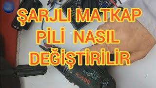 Şarjlı matkap pili nasıl değiştirilir-şarjlı vidalama batarya değişimi nasıl yapılır-şarjlı vidalama