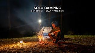 SOLO CAMPING IN THE SILENT FOREST, COOK GOLD FRIED RICE, ASMR