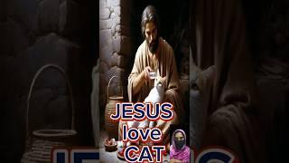 Jesus love Cat #jesus #cat #cats #catlover #animation #devil #shorts #short #shortsfeed